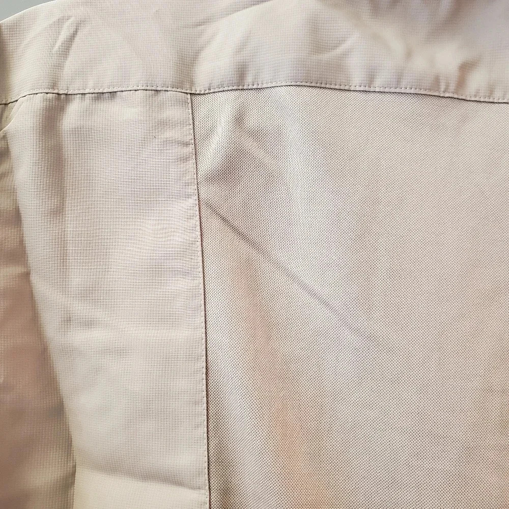 ARAMARK | Vestis FlexFit Short Sleeve Work Shirt in Tan sz XL - Picture 6 of 10